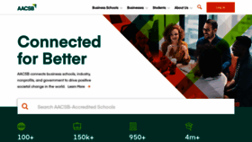 What Aacsb.edu website looked like in 2023 (3 years ago)