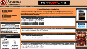What Abandonware-magazines.org website looked like in 2023 (1 year ago)