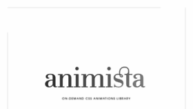 What Animista.net website looked like in 2023 (1 year ago)
