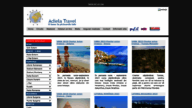 What Adielatravel.ro website looked like in 2023 (1 year ago)