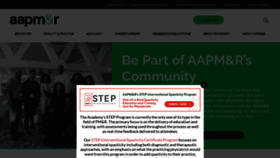 What Aapmr.org website looked like in 2023 (1 year ago)