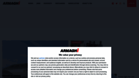 What Armaghi.com website looked like in 2023 (1 year ago)