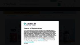 What Apopro.dk website looked like in 2023 (1 year ago)