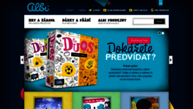 What Albi.cz website looked like in 2023 (2 years ago)