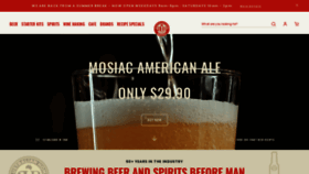 What Australianhomebrewing.com.au website looked like in 2023 (1 year ago)