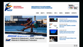 What Arisf.sport website looked like in 2023 (1 year ago)