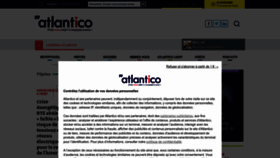 What Atlantico.fr website looked like in 2023 (1 year ago)