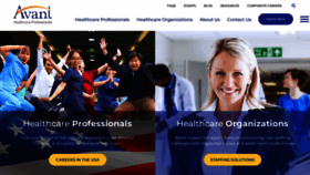 What Avanthealthcare.com website looked like in 2023 (1 year ago)