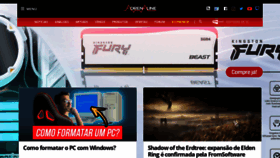 What Adrenaline.com.br website looked like in 2023 (1 year ago)