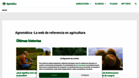 What Agromatica.es website looked like in 2023 (1 year ago)