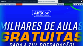 What Alfaconcursos.com.br website looked like in 2023 (1 year ago)