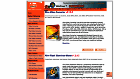 What Alivemedia.net website looked like in 2023 (1 year ago)