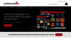 What Audiobooksnow.com website looked like in 2023 (1 year ago)