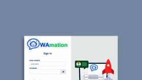 What App.wamation.com.ng website looked like in 2023 (1 year ago)