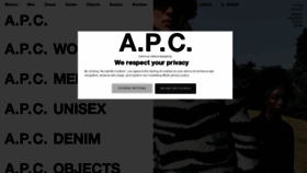 What Apc.fr website looked like in 2023 (1 year ago)