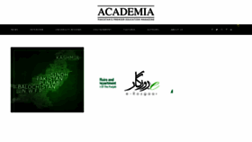 What Academiamag.com website looked like in 2023 (1 year ago)