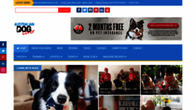 What Australiandoglover.com website looked like in 2023 (1 year ago)