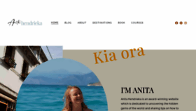What Anitahendrieka.com website looked like in 2023 (1 year ago)