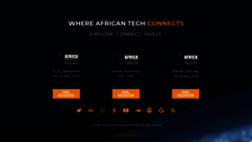 What Africatechsummit.com website looked like in 2023 (1 year ago)