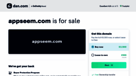 What Appseem.com website looked like in 2023 (1 year ago)