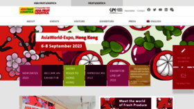 What Asiafruitlogistica.com website looked like in 2023 (1 year ago)