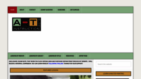 What Artinstructionblog.com website looked like in 2023 (1 year ago)