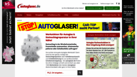 What Autoglaser.de website looked like in 2023 (1 year ago)