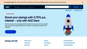 What Anz.com.au website looked like in 2023 (1 year ago)