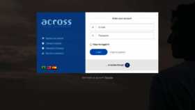 What Across.jobs website looked like in 2023 (1 year ago)