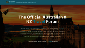 What Australiantravelforum.com website looked like in 2023 (1 year ago)