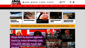 What Adanaajans.net website looked like in 2023 (1 year ago)