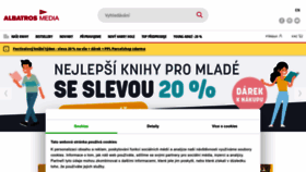 What Albatrosmedia.cz website looked like in 2023 (1 year ago)