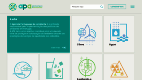 What Apambiente.pt website looked like in 2023 (1 year ago)