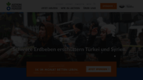 What Aktiongegendenhunger.de website looked like in 2023 (1 year ago)