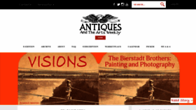 What Antiquesandthearts.com website looked like in 2023 (1 year ago)