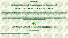 What Agvz.de website looked like in 2023 (2 years ago)