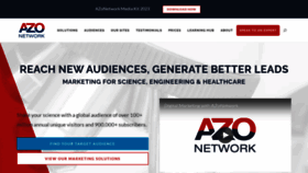What Azonetwork.com website looked like in 2023 (1 year ago)