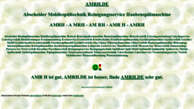 What Amrh.de website looked like in 2023 (1 year ago)