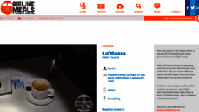 What Airlinemeals.net website looked like in 2023 (1 year ago)