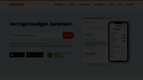 What Aboalarm.de website looked like in 2023 (1 year ago)