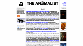 What Anomalist.com website looked like in 2023 (1 year ago)