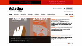 What Adlatina.com website looked like in 2023 (1 year ago)