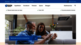 What Aegon.nl website looked like in 2023 (3 years ago)