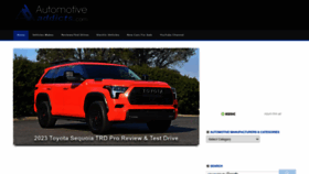 What Automotiveaddicts.com website looked like in 2023 (1 year ago)