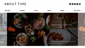 What Abouttimemagazine.co.uk website looked like in 2023 (1 year ago)