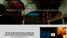 What Actionvfx.com website looked like in 2023 (1 year ago)