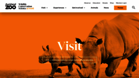 What Aucklandzoo.co.nz website looked like in 2023 (1 year ago)