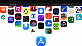 What Apps.apple.com website looked like in 2023 (3 years ago)