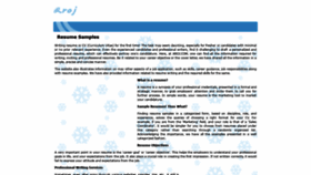 What Aroj.com website looked like in 2023 (2 years ago)