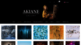 What Akiane.com website looked like in 2023 (1 year ago)